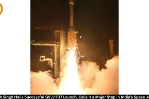 Rajnath Singh Hails Successful GSLV-F17 Launch of EOS-05