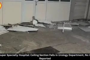  Rewa Hospital Ceiling Collapse in Urology Department
