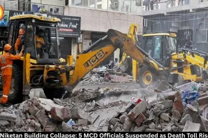 Satya Niketan Collapse: 5 MCD Officials Suspended