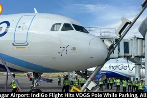  Srinagar Airport: IndiGo Flight Hits Pole While Parking