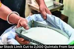 Sugar Stock Limit Cut to 2,000 Quintals From Sept 15