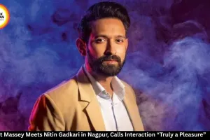 Vikrant Massey Meets Nitin Gadkari in Nagpur