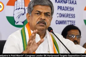 BK Hariprasad Slams BJP Karnataka Padyatra