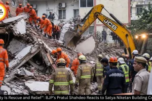 Satya Niketan Collapse: BJP’s Pratul Shahdeo Reacts