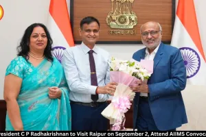 VP C P Radhakrishnan to Visit Raipur on September 2