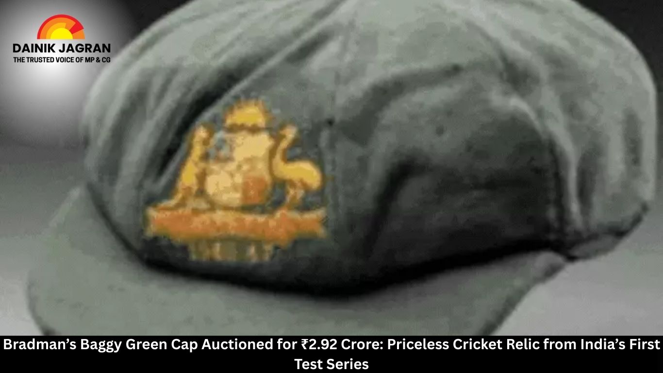 Bradman's Baggy Green Cap Auctioned for ₹2.92 Crore: Priceless